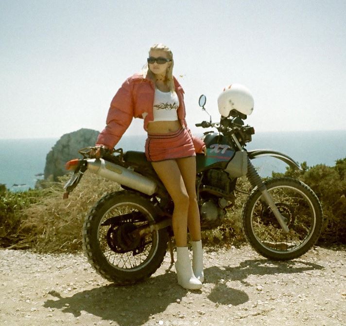 Joalin Loukamaa loves bike riding