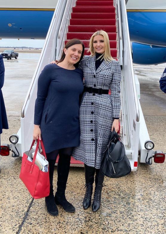 Julie Radford with Ivanka Trump