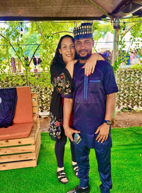 Kimberly Menzies with her ex-fiance Usman Umar Sojaboy