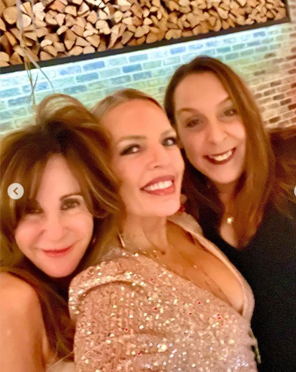 Kimberly Menzies with her friends