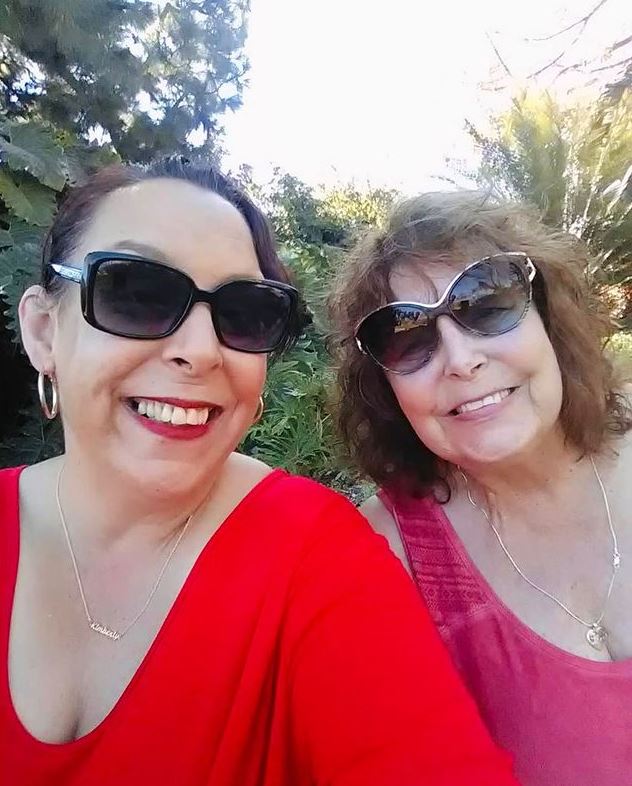 Kimberly Menzies with her mother