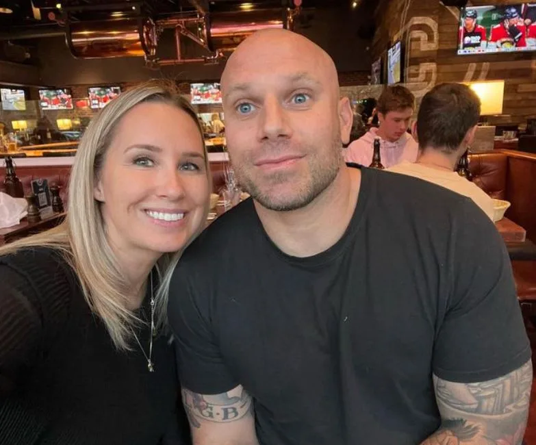 Maïka Desnoyers and her husband Étienne Boulay