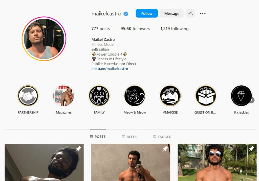 Maikel Castro's Instagram profile