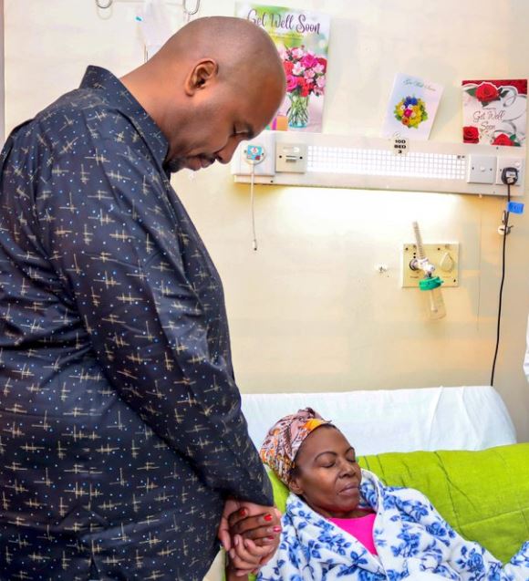 Martin Kasavuli with his mom Catherine Kasavuli