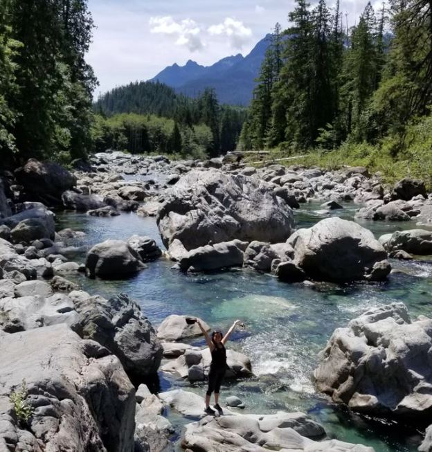 Rachael Thompson loves to go to mountains