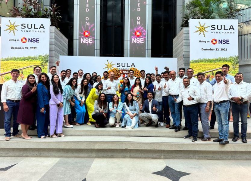 Rajeev Samant with his employee and business partners