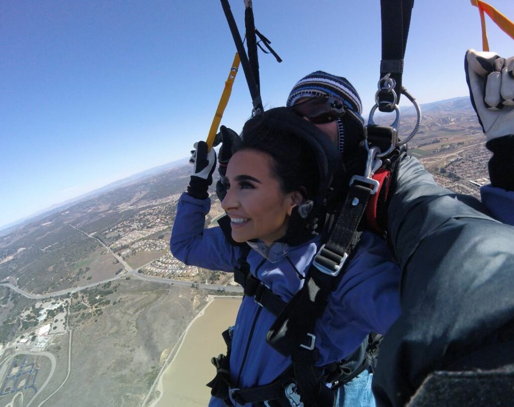 Rosa Esparza loves skydiving