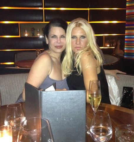 Wendy Gaye with her friend