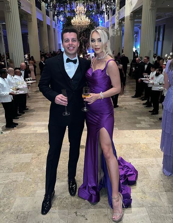 Yara Zaya with her husband Jovi Dufren