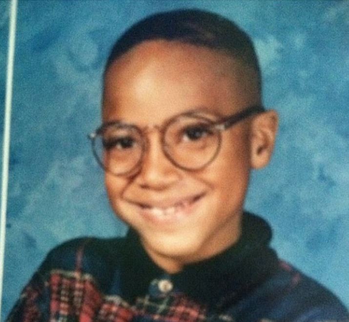 A childhood image of Dorion Renaud