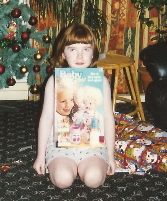 A childhood image of Ella Whelan