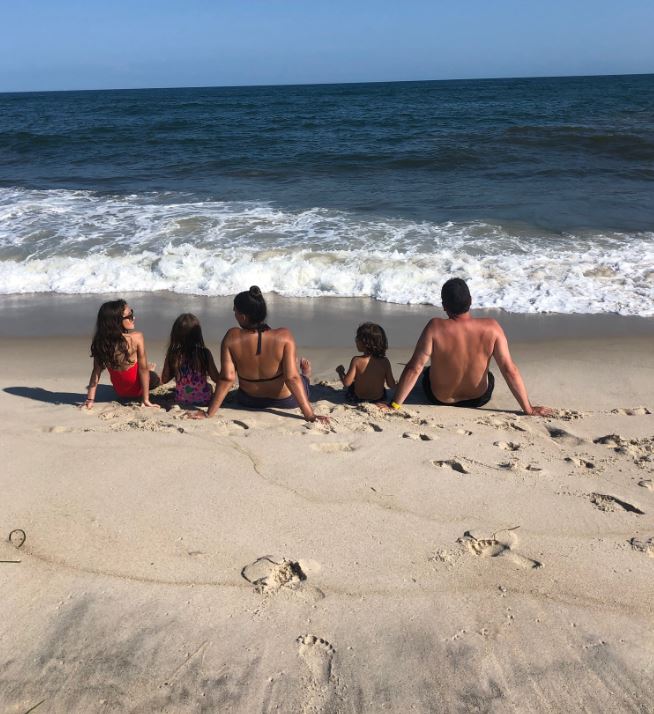 Andrew Sansone lovs to go to beaches with his family members