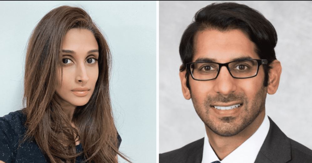 Anisha Ramakrishna with her husband Dr. Anand Tarpara