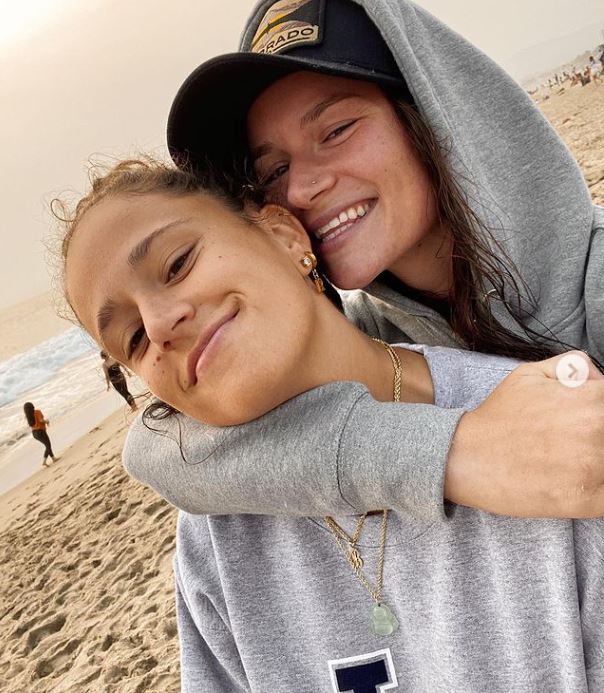 Avalon Young with her ex-girlfriend Bre Ojala