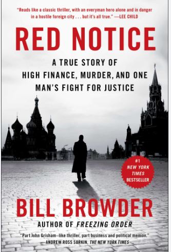 Bill Browder wrote a book named Freezing Order