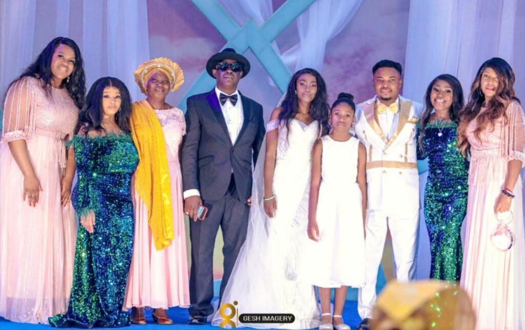 Eze Kings with his family
