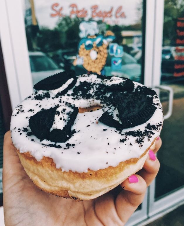 Gabriella Elnicki loves to eat donuts