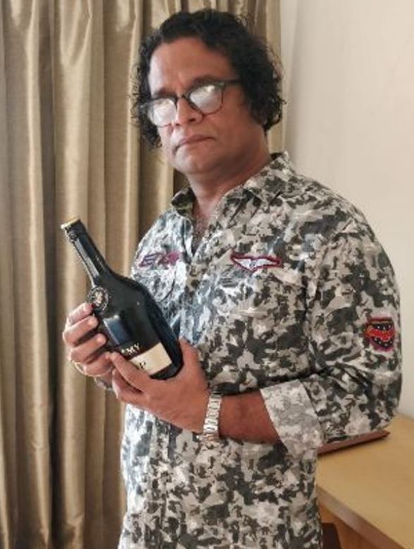Hareesh Peradi ocassionally drinks alcohol