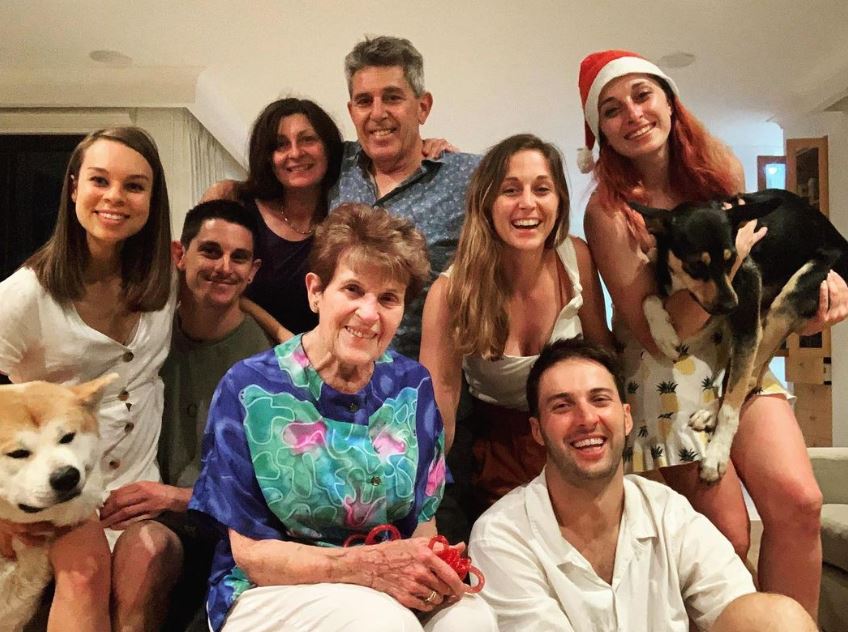 Hayley Leake with her family
