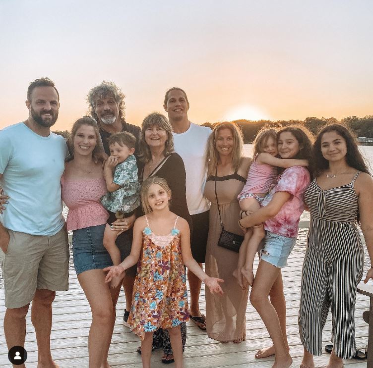 Janelle McAloon with her family