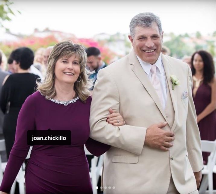 Janelle McAloon's parents Joan Chickillo (mother) and Mr. Chickillo