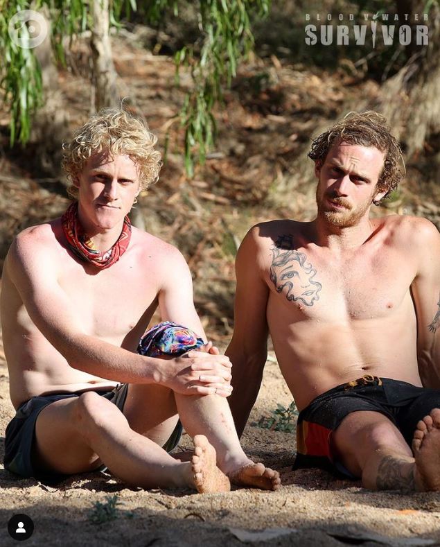 Jordie Hansen and his brother Jesse Hansen participating in Survivor show together