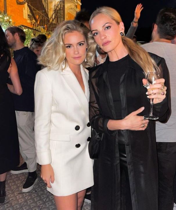 Lucy Martin with actress Alicia Agneson