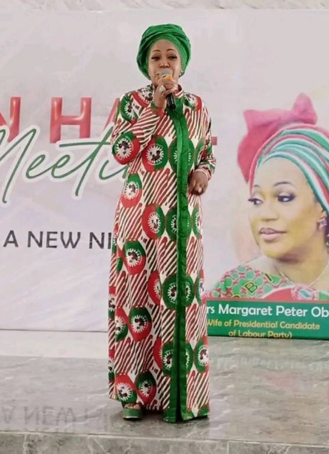 Margaret Obi at Town Hall meeting