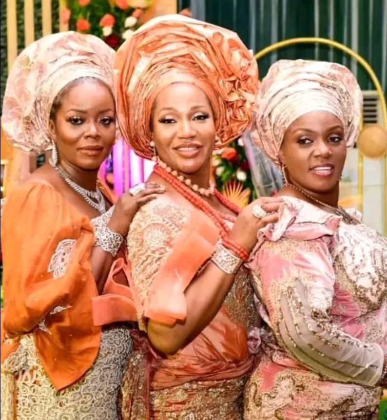 Margaret Obi with her friends