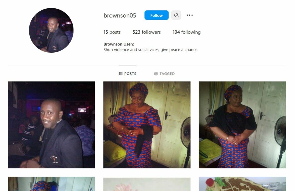 Margaret Obi's Instagram profile