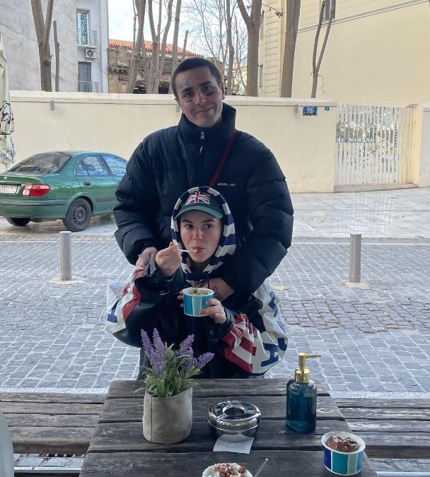Maryana Ro with her boyfriend Vanya Dremin