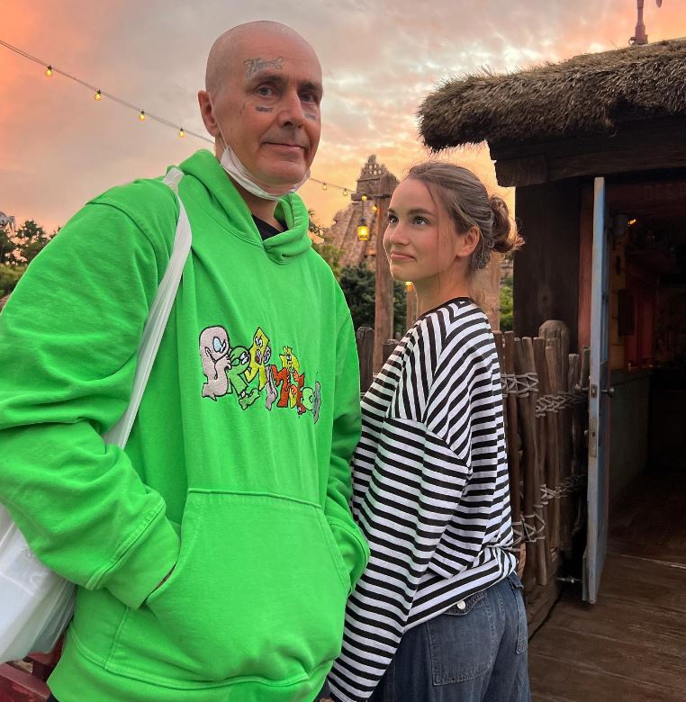 Maryana Ro with her grandfather
