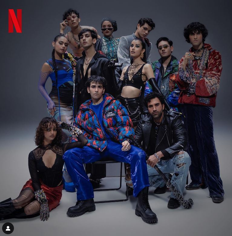 Piyush Khati with his co-stars in Class web series