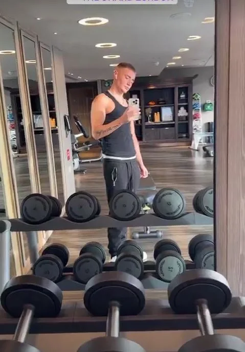 Ryan Snellings goes to gym daily