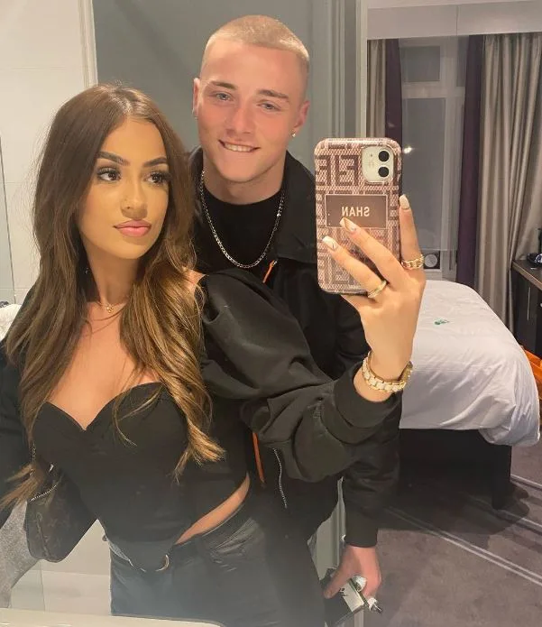 Ryan Snellings with his girlfriend Shan Wills