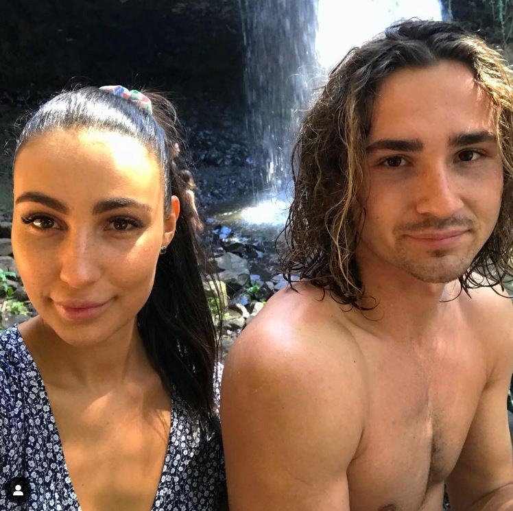 Tayla Damir with her brother Jack Damir