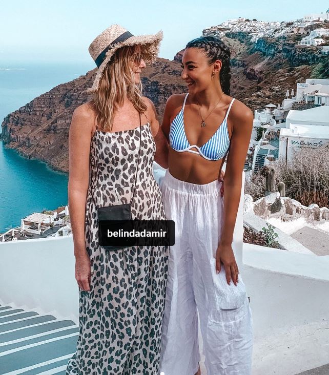 Tayla Damir with her mother Belinda Damir
