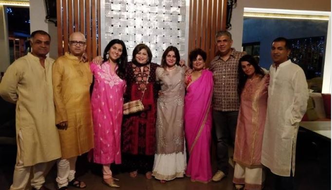 Vikram Kirloskar with his family