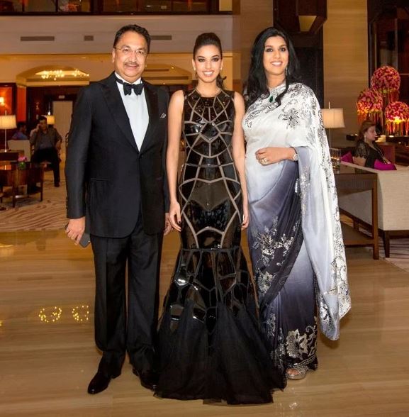 Vikram Kirloskar with his wife Geetanjali Kirlosker and daughter Manasi Kirlosker