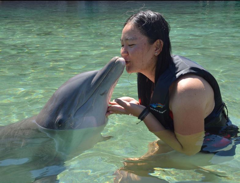 Allisen Corpuz is an animal lover