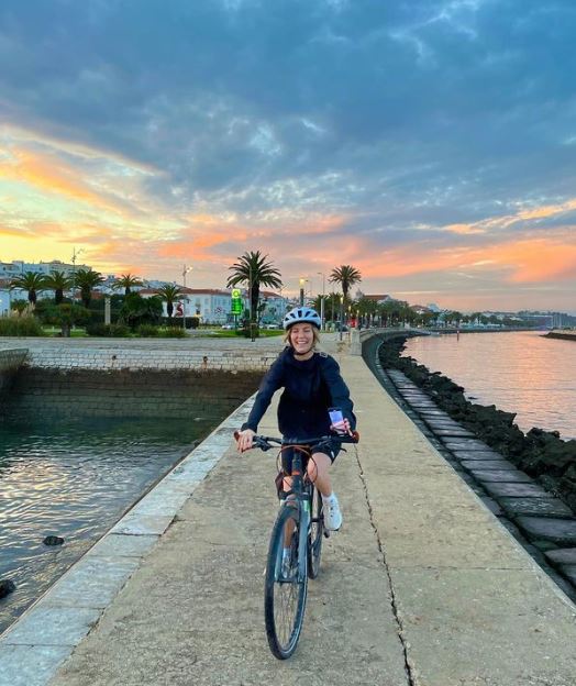 Beatrice Bouchard is good at cycling