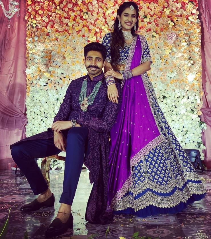 Chaitanya Jonnalagadda and Niharika Konidela's engagement image