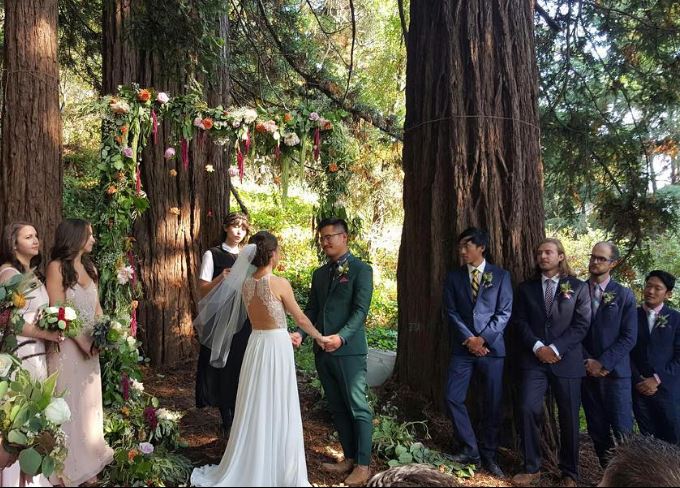 Daniel Kwan and his wife Kirsten Lepore's wedding image