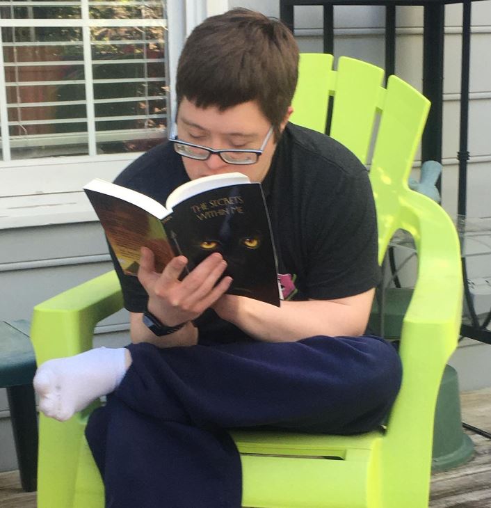 Kevin Iannucci loves to read books