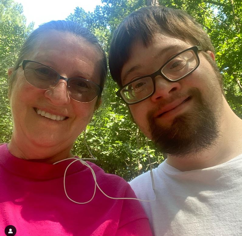 Kevin Iannucci with his mother Anne Iannucci