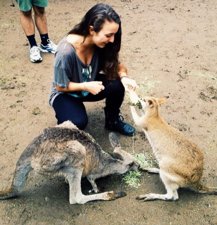 Maddy Pomilla is an animal lover