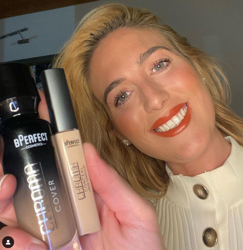 Paris Fury promotes beauty brands