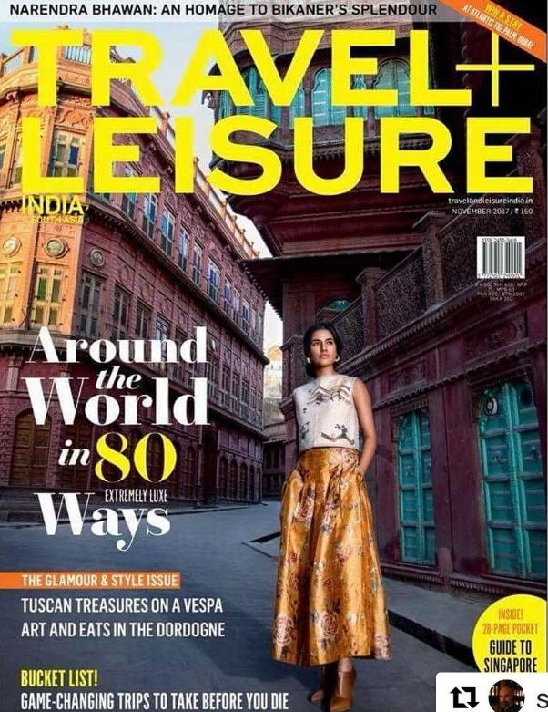 Riya Sisodiya has featured in Travel + Leisure India Magazine
