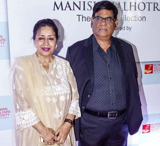 Shanu Kaushik's parents Satish Kaushik and Shashi Kaushik