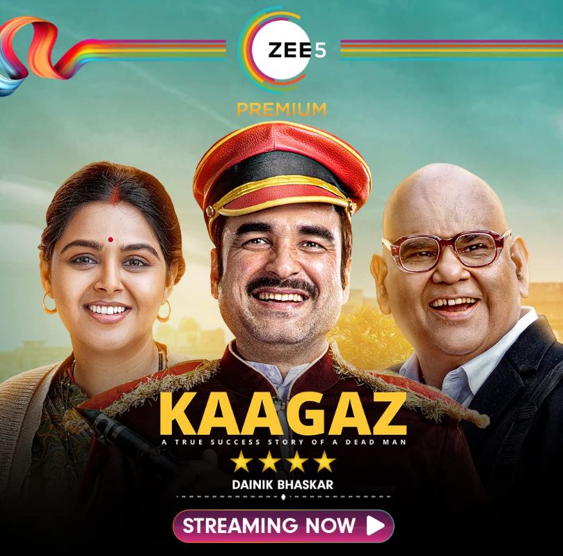 Shashi Kaushik directed the movie Kaagaz